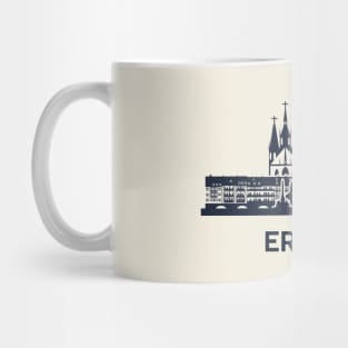 Erfurt Skyline Emblem Mug